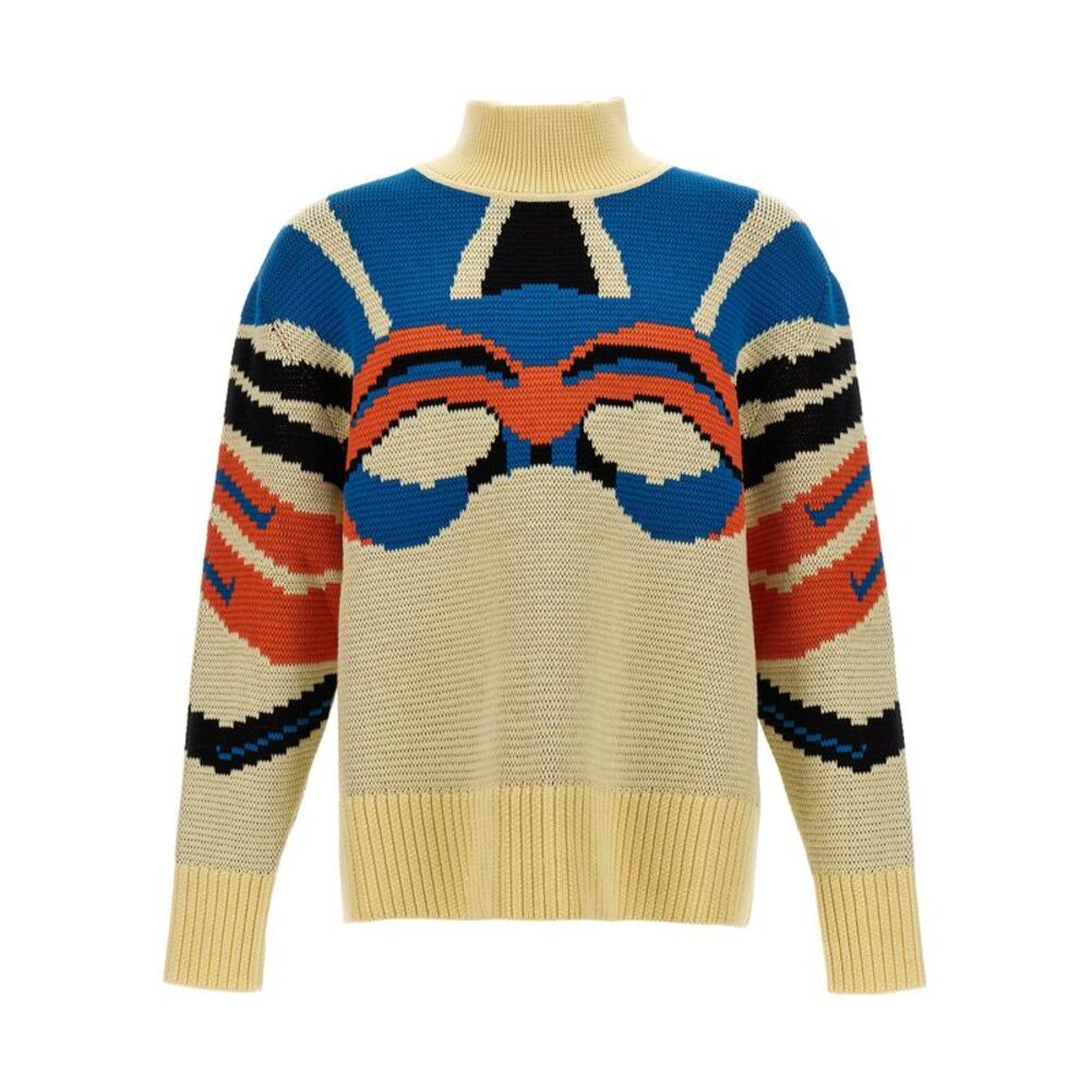 Bluemarble Multicolor Virgin Wool Men's Cardigan